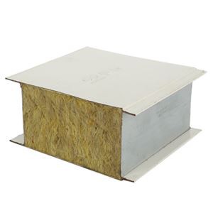 Panneau de sandwich en laine de roche ignifuge de 50mm d’épaisseur pour la salle de finition de jet d’automobile